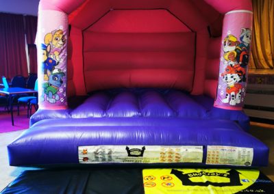 Pink Pups Patrol Bouncy Castle