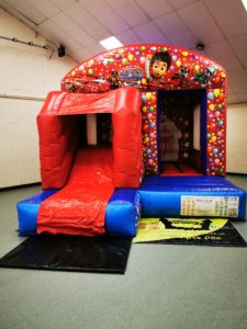 Pups Patrol Slide Bouncy Castle