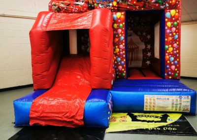 Pups Patrol Slide Bouncy Castle