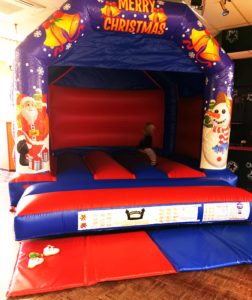 Christmas bouncy castle